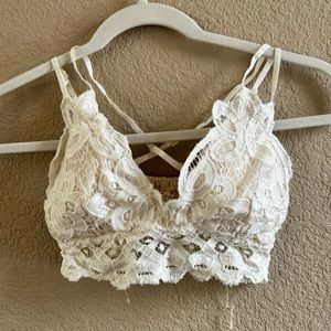 White bra top with great design